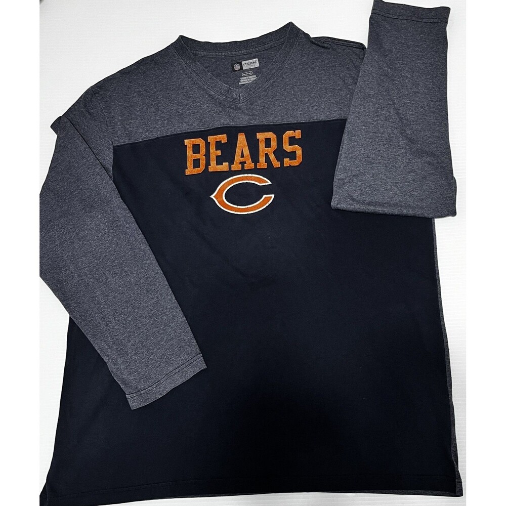 Chicago Bears Shirt Mens XL Blue NFL Football Long Sleeve NFL Team Apparel